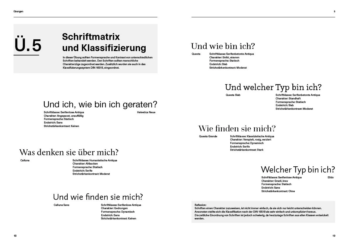 B1 Schrift und Typografie